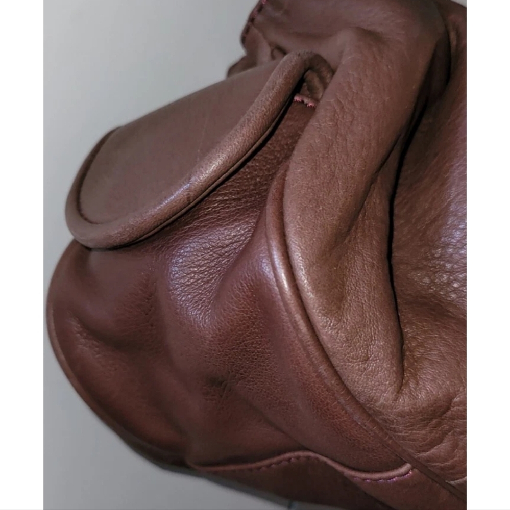 Juicy Couture Brown Leather Shoulder Date Night Small Bag - Picture 14 of 15